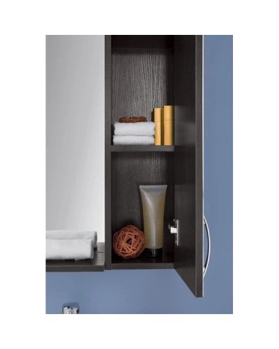 Зеркальный шкаф 60х87 см с подсветкой венге Aquanet Донна 00168938