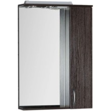 Зеркальный шкаф 60х87 см с подсветкой венге Aquanet Донна 00168938