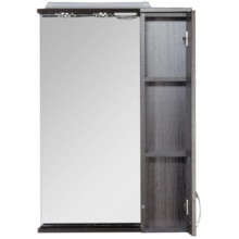 Зеркальный шкаф 60х87 см с подсветкой венге Aquanet Донна 00168938