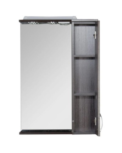 Зеркальный шкаф 60х87 см с подсветкой венге Aquanet Донна 00168938