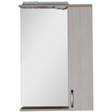 Зеркальный шкаф 60х87 см с подсветкой белый дуб Aquanet Донна 00169038