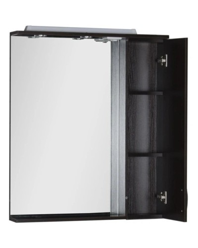 Зеркальный шкаф 80х87 см с подсветкой венге Aquanet Донна 00168939