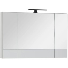 Зеркальный шкаф 100х67 см белый Aquanet Верона 00175383