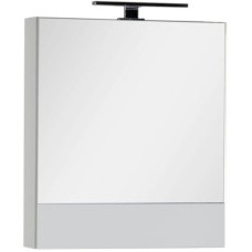 Зеркальный шкаф 58х67 см белый Aquanet Верона 00175344