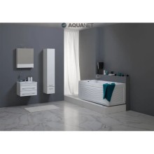 Зеркальный шкаф 58х67 см белый Aquanet Верона 00175344