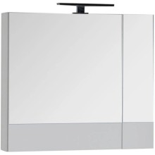 Зеркальный шкаф 75х67 см белый Aquanet Верона 00175381