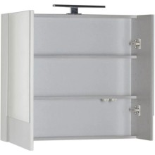 Зеркальный шкаф 75х67 см белый Aquanet Верона 00175381