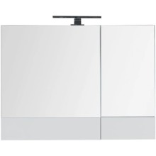 Зеркальный шкаф 90х67 см белый Aquanet Верона 00172339