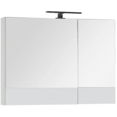 Зеркальный шкаф 90х67 см белый Aquanet Верона 00172339