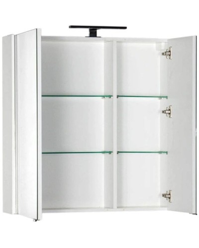 Зеркальный шкаф 85х85,1 см белый Aquanet Тулон 00182723