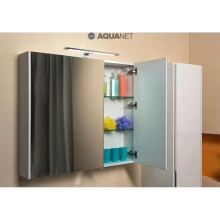 Зеркальный шкаф 99,5х85,1 см белый Aquanet Тулон 00183393