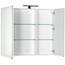 Зеркальный шкаф 99,5х85,1 см белый Aquanet Тулон 00183393