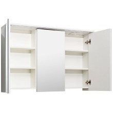 Зеркальный шкаф Runo Лира 105 00-00000254 с подсветкой Белый