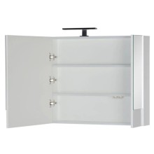 Зеркальный шкаф 100х67 см белый Aquanet Нота 00165372