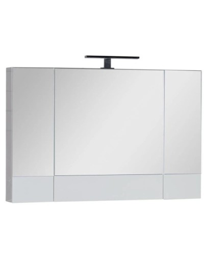 Зеркальный шкаф 100х67 см белый Aquanet Нота 00165372