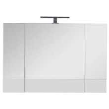 Зеркальный шкаф 100х67 см белый Aquanet Нота 00165372