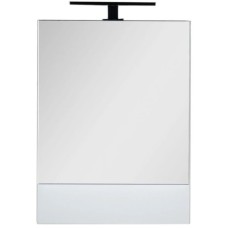 Зеркальный шкаф 58х67 см белый Aquanet Нота 00165370