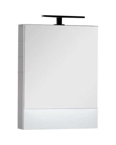 Зеркальный шкаф 58х67 см белый Aquanet Нота 00165370