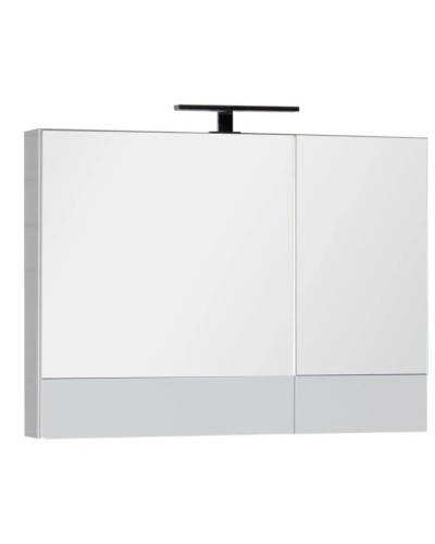 Зеркальный шкаф 90х67 см белый Aquanet Нота 00165371