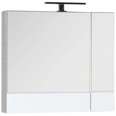Зеркальный шкаф 75х67 см белый Aquanet Нота 00165130