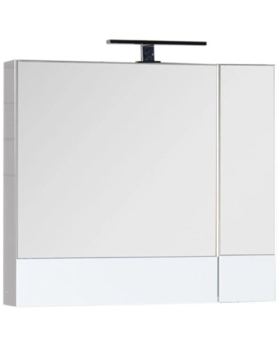 Зеркальный шкаф 75х67 см белый Aquanet Нота 00165130