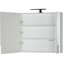 Зеркальный шкаф 75х67 см белый Aquanet Нота 00165130