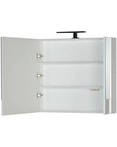 Зеркальный шкаф 75х67 см белый Aquanet Нота 00165130