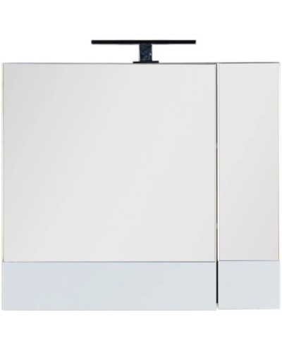 Зеркальный шкаф 75х67 см белый Aquanet Нота 00165130