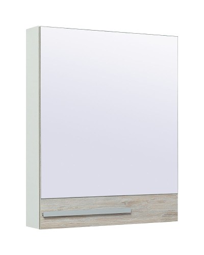 Зеркальный шкаф Runo Вудлайн 60 R 00-00001006 Дуб скандинавский Белый