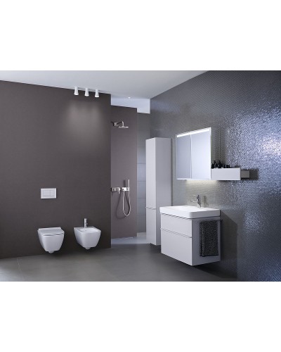 Зеркальный шкаф Geberit Smyle Square 60 500.273.00.1 подвесной Белый