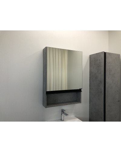 Зеркальный шкаф Comforty Эдинбург 60 00-00002043 Бетон светлый