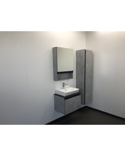 Зеркальный шкаф Comforty Эдинбург 60 00-00002043 Бетон светлый