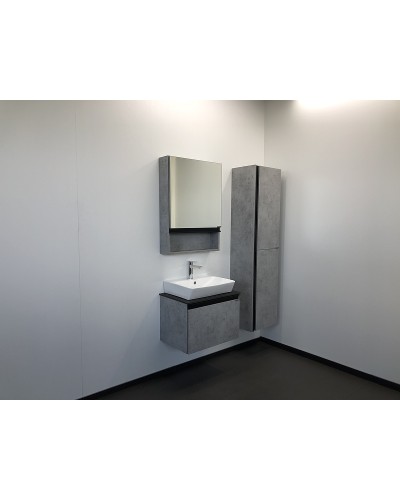 Зеркальный шкаф Comforty Эдинбург 60 00-00002043 Бетон светлый