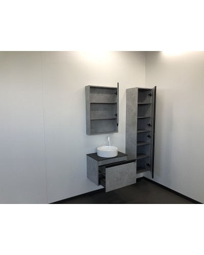 Зеркальный шкаф Comforty Эдинбург 60 00-00002043 Бетон светлый