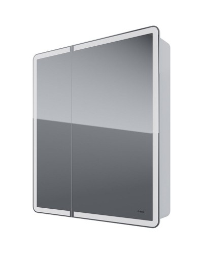 Зеркальный шкаф Dreja Point 70 99.9033 с подсветкой Белый с инфракрасным выключателем