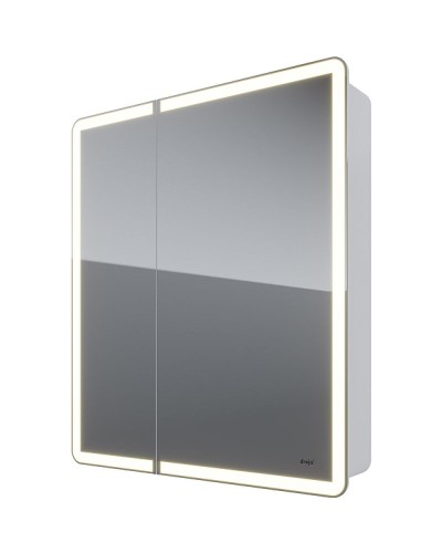 Зеркальный шкаф Dreja Point 70 99.9033 с подсветкой Белый с инфракрасным выключателем