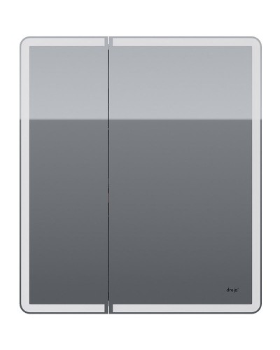 Зеркальный шкаф Dreja Point 70 99.9033 с подсветкой Белый с инфракрасным выключателем