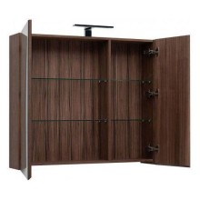 Зеркальный шкаф Aquanet Нью-Йорк 100 L 203955 Орех