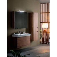 Зеркальный шкаф Aquanet Нью-Йорк 100 L 203955 Орех