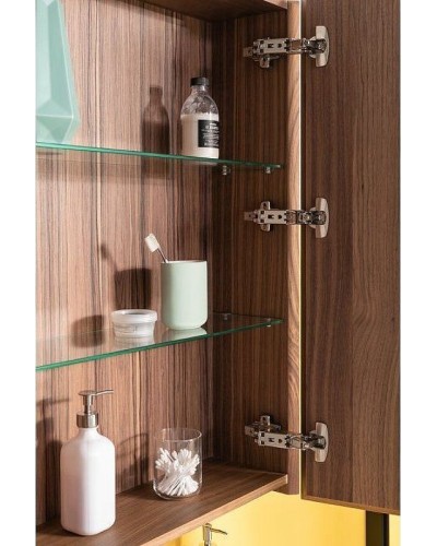 Зеркальный шкаф Aquanet Нью-Йорк 60 R 203951 Орех