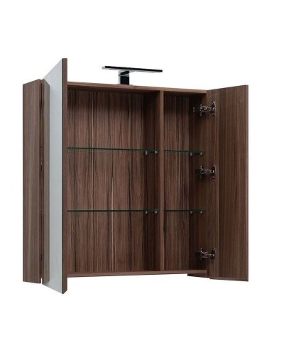 Зеркальный шкаф Aquanet Нью-Йорк 85 L 203954 Орех