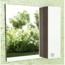 Зеркальный шкаф 79,6х75 см дуб солсбери/белый глянец Comforty Рио 00003126982