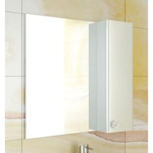 Зеркальный шкаф 70х75 см белый глянец Comforty Флоренция 00003130350