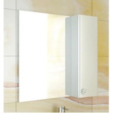 Зеркальный шкаф 70х75 см белый глянец Comforty Флоренция 00003130350