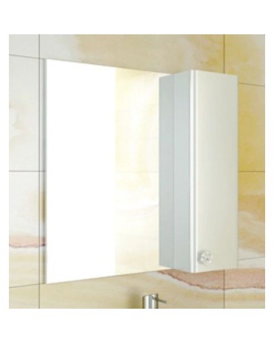 Зеркальный шкаф 70х75 см белый глянец Comforty Флоренция 00003130350