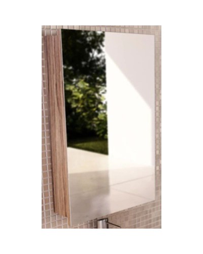 Зеркальный шкаф 48х70 см эбони светлый Comforty Диана 00003118243