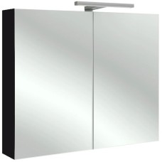 Зеркальный шкаф черный 80х65 см Jacob Delafon Odeon Up EB796RU-274