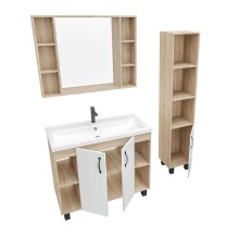 Зеркало со шкафом Grossman Флай 100 201001 Дуб сонома