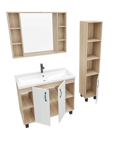 Зеркало со шкафом Grossman Флай 100 201001 Дуб сонома