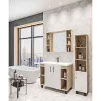 Зеркало со шкафом Grossman Флай 100 201001 Дуб сонома